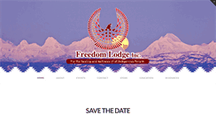 Desktop Screenshot of freedomlodge.org