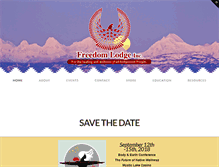 Tablet Screenshot of freedomlodge.org